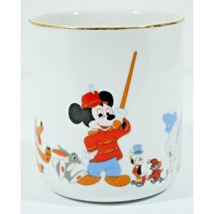 Vtg Walt Disney World Disneyland Coffee Tea Cup Mug Mickey Goofy Dumbo Pinocchio